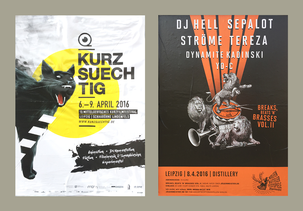 02 Kreative Plakate in Leipzig Teil 1